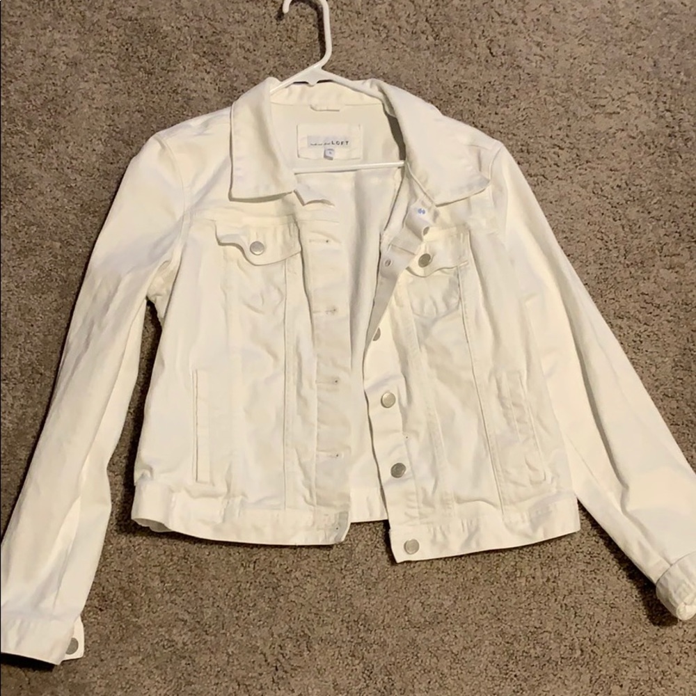 White loft jean jacket